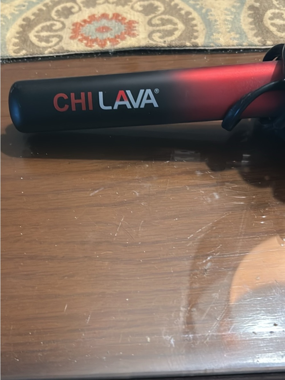 CHI Lava Red and Black Ceramic Styling Iron